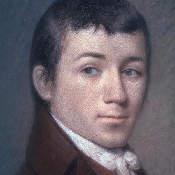 Painted portrait of Charles Brocken Brown