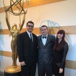 Ramsey Khawaja, Derek Loucks, and Kristina League at the 37th College Television Awards.