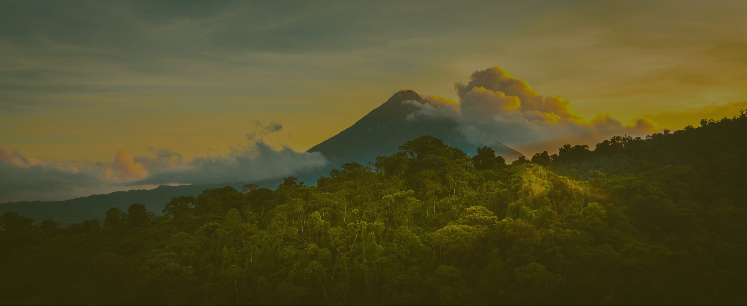 Arenal Volcano at Sunrise.
