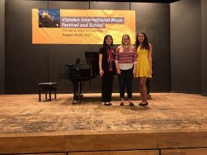 Piano students and faculty at Vianden International Festival