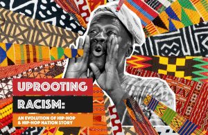 Graphic promoting the upcoming John T. Washington Lecture Series: Uprooting Racism