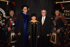 Judy Duda graduates with her honorary doctorate from UCF
