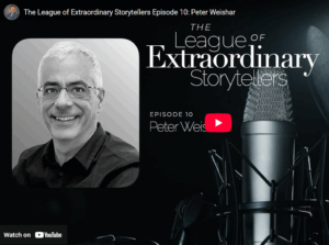 promo image for Peter Weishar talking on a podcast