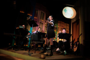 Band Narrative performs in Theatre UCF's One Man, Two Guvnors