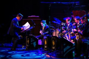 Jeff Rupert leads the Flying Horse Big Band