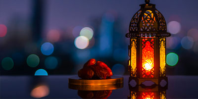 Dates and lantern