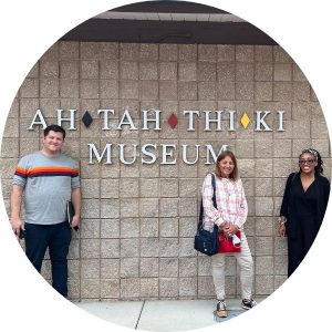 Faculty scholars at the Ah-Tah–Thi-Ki Museum