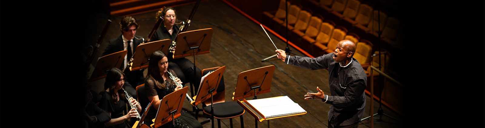 The Songs and Dances for Wind Orchestra preforming at Dr. Philips Center for Preforming Arts