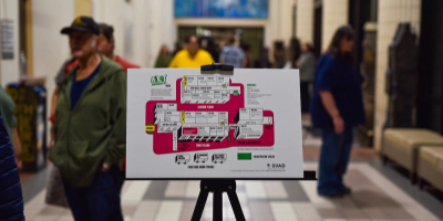 Map of SVAD Building for Art Knight Exhibits