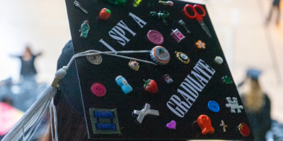 Decorated graduation cap