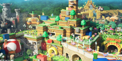 Artist rendering of Universal Studios Orlando’s Super Nintendo World