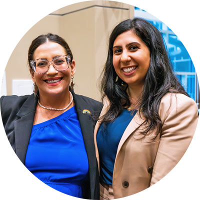 Leandra Preston and FL Representative Anna Eskimani