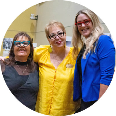 Maria Santana, Anna Kourova and Anne Bubriski