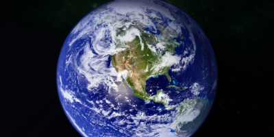 Photograph of earth from space