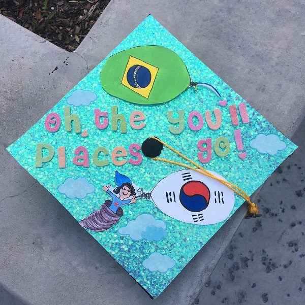 Emily Puckett's graduation cap