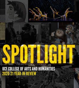 Spotlight cover with photo collage