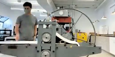 Vintage printing press